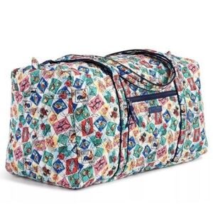 Vera Bradley Cuban Postage Stamp Large Duffle